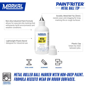PAINT-RITER Metal Ball Tip Liquid Paint Marker PAINT-RITER Metal Ball Tip Liquid Paint Marker